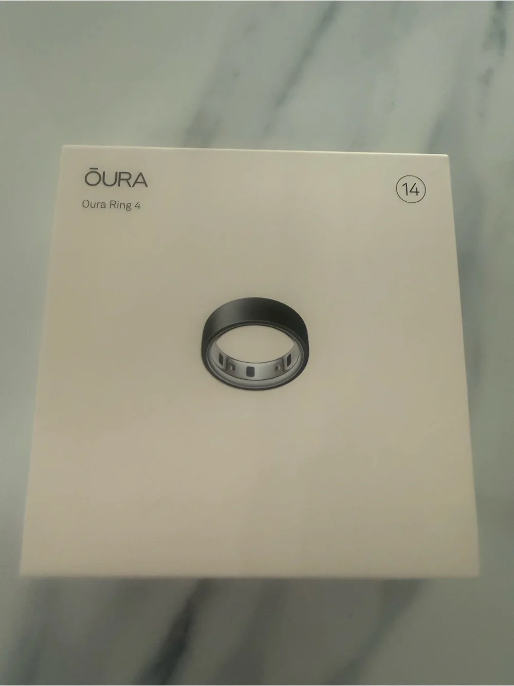 Oura Ring 4 Smart Ring - Stealth Size 14